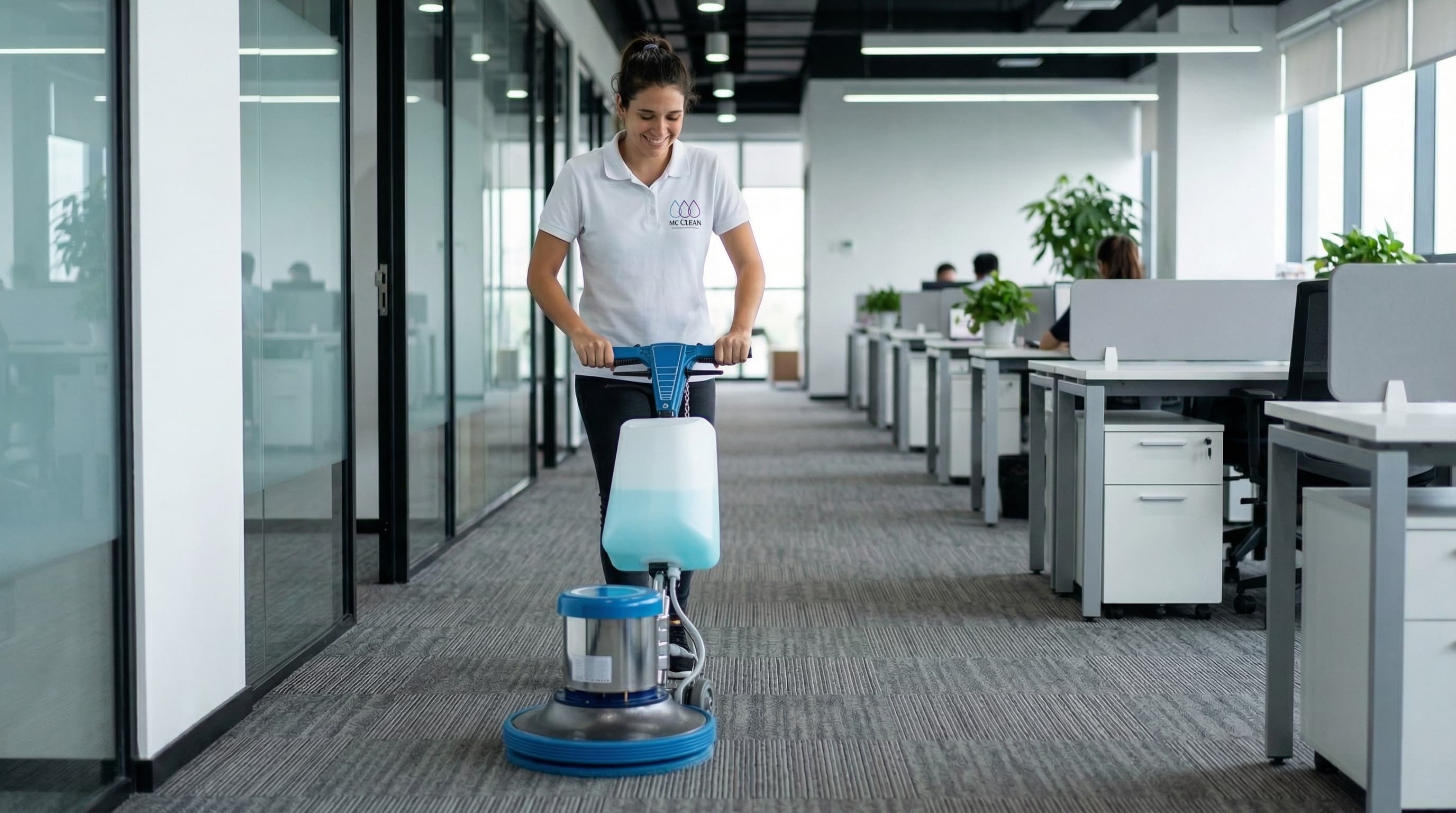 Máquina abrillantadora industrial de 17 pulgadas